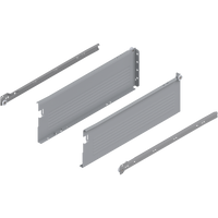 METABOX bok H (150 mm), Częściowy wysuw, 25 kg, dł.=450 mm, wersja na wcisk, lewy/prawy