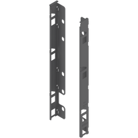 Uchwyt drewnianej ścianki tylnej LEGRABOX, wys. F (257 mm), prawy+lewy