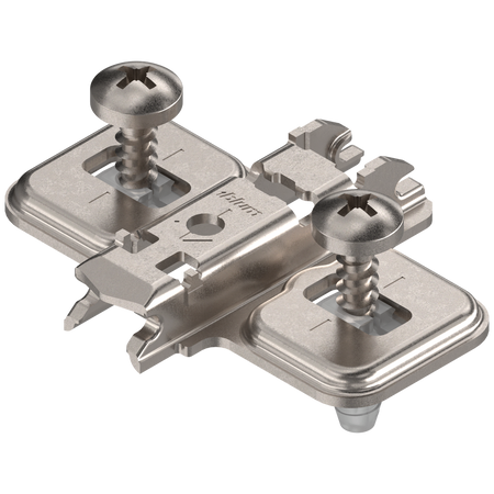 CLIP prowadnik, krzyżakowy, 0 mm, Stal, z kołkiem rozporowym EXPANDO, RW: otwór podłużny