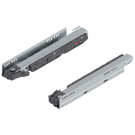 Prowadnica korpusu LEGRABOX Zint. BLUMOTION / odpowiedni do TOB / odpowiedni do SERVO-DRIVE, pełny wysuw, 40 kg, dł.=350 mm, lewa/prawa
