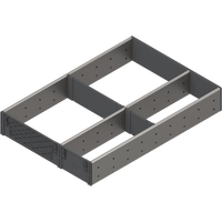 ORGA-LINE wkład z przegródkami (częściowe wypełnienie), do szuflady standardowej TANDEMBOX, dł. NL=450 mm, szer. korpusu KB=400 mm, szer.=291 mm