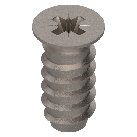 wkręt EURO, łeb wpuszczany, 6 mm, Długość całkowita (z łbem): 13 mm