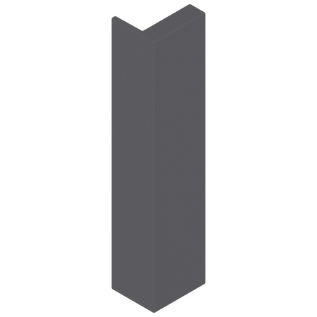 MERIVOBOX Zaślepka uchwytu ścianki tylnej, wysokość E, symetr.