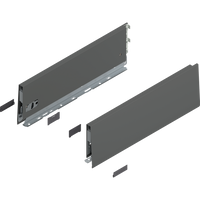 Bok MERIVOBOX, wysokość K (129 mm), dł.=400 mm, lewy/prawy