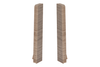 Zaślepki para do listwy przypodłogowej MASTERLINE 13x80mm 1kpl=2szt(L+P) Cezar Light Coffee Matowe