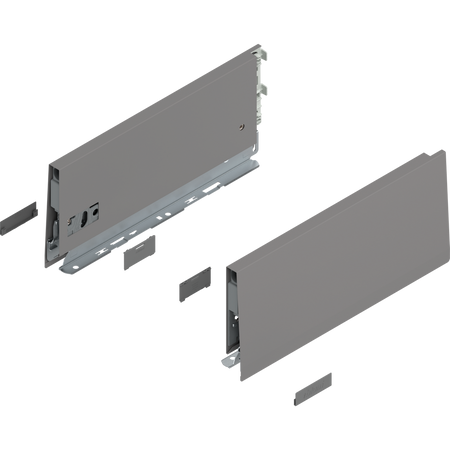 Bok MERIVOBOX, wysokość K (129 mm), dł.=300 mm, lewy/prawy