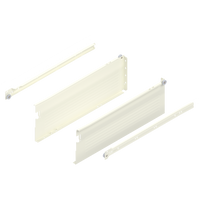 METABOX bok H (150 mm), Częściowy wysuw, 25 kg, dł.=450 mm, wersja na wcisk, lewy/prawy