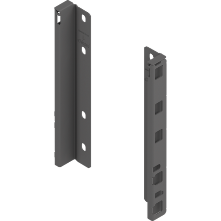 Uchwyt drewnianej ścianki tylnej MERIVOBOX, wys. E (209 mm), prawy+lewy