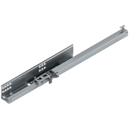 TANDEM Zintegrowany BLUMOTION Częściowy wysuw, Prowadnica, 30 kg, dł.=435 mm, do Grubość płyty 11-16 mm, z bolcem mocującym, lewa