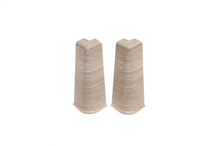 Narożnik zewn. do listwy przypodłogowej Hi Line 23,4x75mm 1kpl=2szt Cezar Dąb Alcanta Matowe