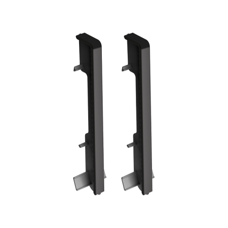 Łącznik listwy do listwy przypodłogowej MASTERLINE 13x80mm 1kpl=2szt Cezar Czarny RAL9005 Matowe