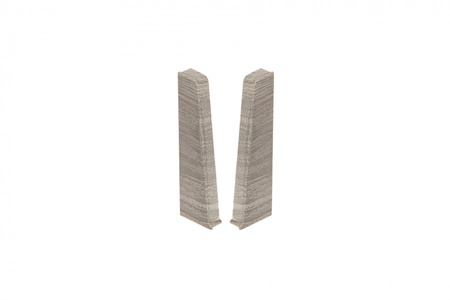 Zaślepki para do listwy przypodłogowej Hi Line 23,4x75mm 1kpl=2szt(L+P) Cezar Dąb Sardynia Matowe