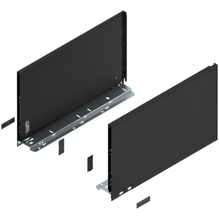 Bok szuflady LEGRABOX, wysokość F (241 mm), dł.=400 mm, lewy/prawy, do LEGRABOX pure