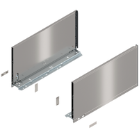 Bok szuflady LEGRABOX, wysokość F (241 mm), dł.=450 mm, lewy/prawy, do LEGRABOX pure