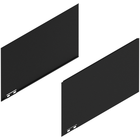 LEGRABOX Element dekoracyjny, wysokość F (241 mm), dł.=400 mm, prawy+lewy