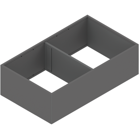 AMBIA-LINE rama, do LEGRABOX/MERIVOBOX szuflady z wysokim frontem, stal, od dł.=400 mm, szerokość=218 mm