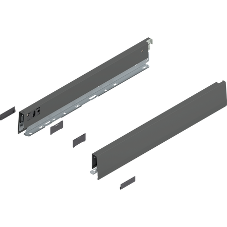 Bok MERIVOBOX, wysokość N (68.5 mm), dł.=450 mm, lewy/prawy