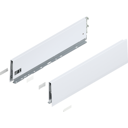 Bok MERIVOBOX, wysokość K (129 mm), dł.=500 mm, lewy/prawy