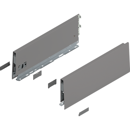Bok MERIVOBOX, wysokość K (129 mm), dł.=350 mm, lewy/prawy