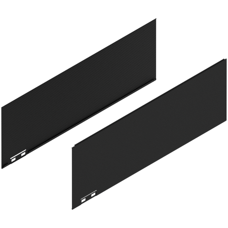 LEGRABOX Element dekoracyjny, wysokość C (177 mm), dł.=500 mm, prawy+lewy