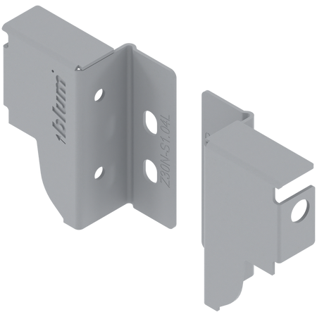 Uchwyt drewnianej ścianki tylnej TANDEMBOX, wys. N (81,5 mm), prawy+lewy