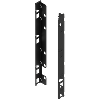 Uchwyt drewnianej ścianki tylnej LEGRABOX, wys. F (257 mm), prawy+lewy