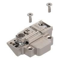 CLIP prowadnik, prosty, Cynk, na wkręty, RW: mimośród, lew., do wąskiej ramki aluminiowej