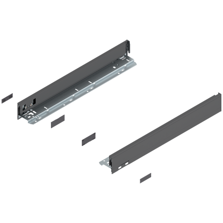 Bok szuflady LEGRABOX, wysokość N (66.5 mm), dł.=500 mm, lewy/prawy, do LEGRABOX pure