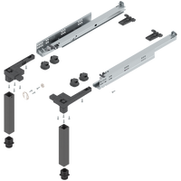 SPACE STEP Zestaw, tworzywo sztuczne/stal, dł.=460 mm