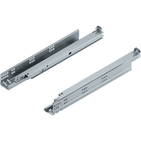 TANDEM Zintegrowany BLUMOTION Pełny wysuw, Prowadnica, 30 kg, dł.=450 mm, do Grubość płyty 17-19 mm, wymaga sprzęgła, lewa/prawa
