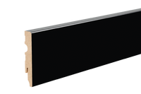 Listwa MDF przyp. LP 80x14,5mm gr. 14,5mm Cezar Czarny RAL9005 Matowe 2,20m