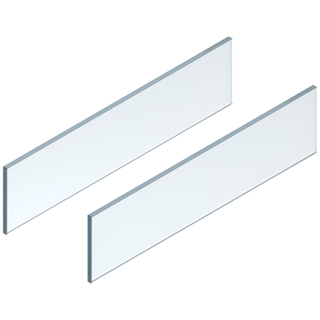 LEGRABOX element dekoracyjny - bok, wysokość C (138 mm), dł.=650 mm, Szkło, 2 szt. w kpl. , do LEGRABOX free
