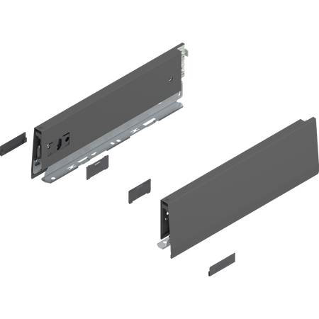 Bok MERIVOBOX, wysokość M (91 mm), dł.=300 mm, lewy/prawy