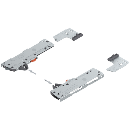 zestaw (Jednostka TIP-ON BLUMOTION + Zabierak + Adapter), do LEGRABOX, do MOVENTO, Typ L5, dł. NL=450-750 mm, Całkowita waga szuflady=35-70 kg, prawy+lewy