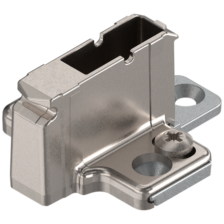 CLIP prowadnik, krzyżakowy, 18 mm, Cynk, na wkręty do płyty wiórowej