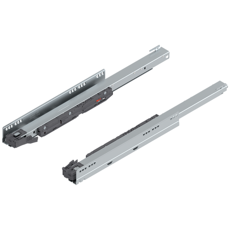 Prowadnica korpusu LEGRABOX Zint. BLUMOTION / odpowiedni do TOB / odpowiedni do SERVO-DRIVE, pełny wysuw, 40 kg, dł.=550 mm, lewa/prawa