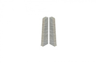 Zaślepki para do listwy przypodłogowej Hi Line 23,4x75mm 1kpl=2szt(L+P) Cezar Islandia Matowe