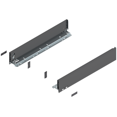 Bok LEGRABOX, wysokość M (90.5 mm), dł.=500 mm, lewy/prawy, do LEGRABOX pure