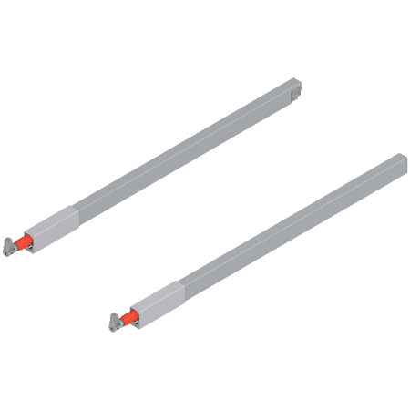 Reling podłużny TANDEMBOX  (górny), do szuflady z wysokim frontem, dł.=500 mm, lewy/prawy, do TANDEMBOX antaro