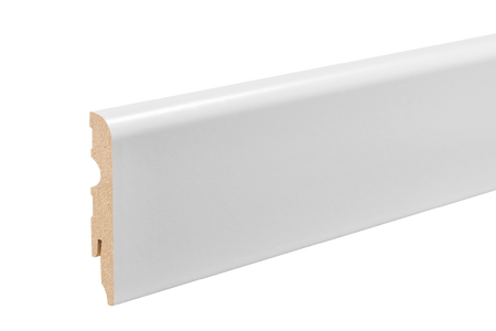 Listwa MDF przyp. LP 80x13mm gr. 13mm Cezar Biały RAL9003 Matowe 2,20m