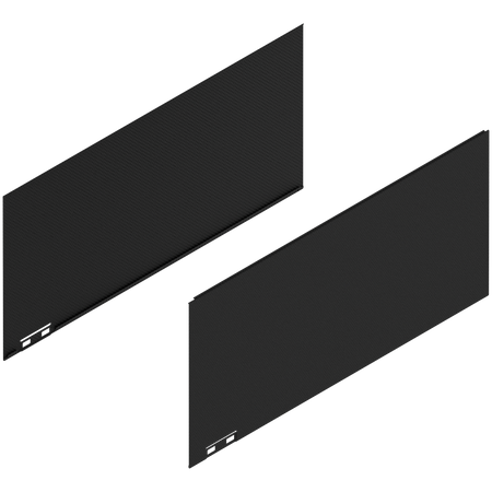 LEGRABOX Element dekoracyjny, wysokość F (241 mm), dł.=500 mm, prawy+lewy