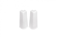 Narożnik zewn. do listwy przypodłogowej Hi Line 23,4x75mm 1kpl=2szt Cezar Biały RAL9003 Błyszczące