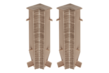Narożnik wewn. do listwy przypodłogowej MASTERLINE 13x80mm 1kpl=2szt Cezar Light Coffee Matowe
