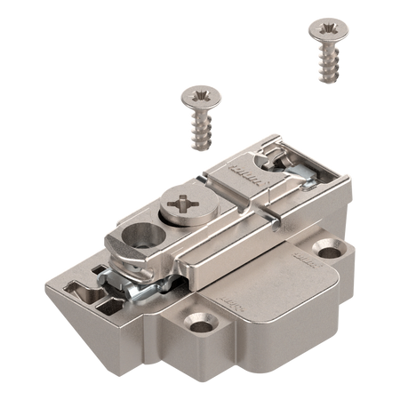 CLIP prowadnik, prosty, Cynk, na wkręty, RW: mimośród, lew., do wąskiej ramki aluminiowej