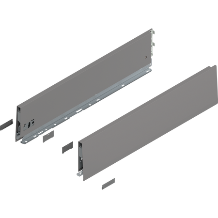 Bok MERIVOBOX, wysokość K (129 mm), dł.=550 mm, lewy/prawy
