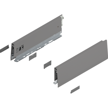 Bok MERIVOBOX, wysokość M (91 mm), dł.=300 mm, lewy/prawy