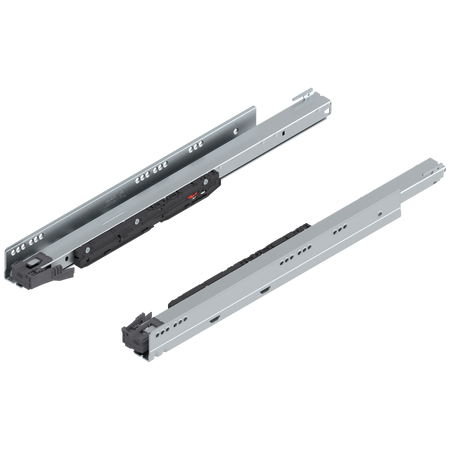 Prowadnica korpusu LEGRABOX Zint. BLUMOTION / odpowiedni do TOB / odpowiedni do SERVO-DRIVE, pełny wysuw, 70 kg, dł.=550 mm, lewa/prawa