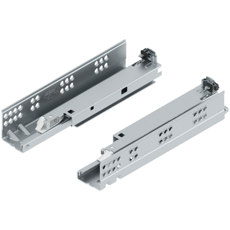 TANDEM TIP-ON Pełny wysuw, Prowadnica, 30 kg, dł.=250 mm, do Grubość płyty 17-19 mm, wymaga sprzęgła, lewa/prawa
