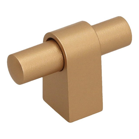 Gałka GS44, złoty satynowy, GAMET