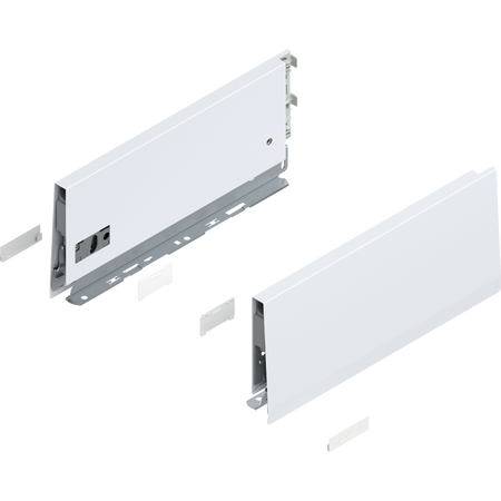 Bok MERIVOBOX, wysokość K (129 mm), dł.=300 mm, lewy/prawy